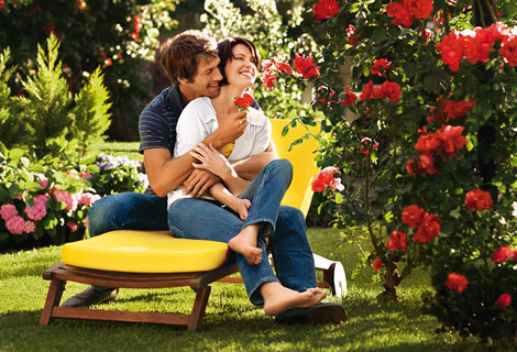 Ogrody ozdobione różami