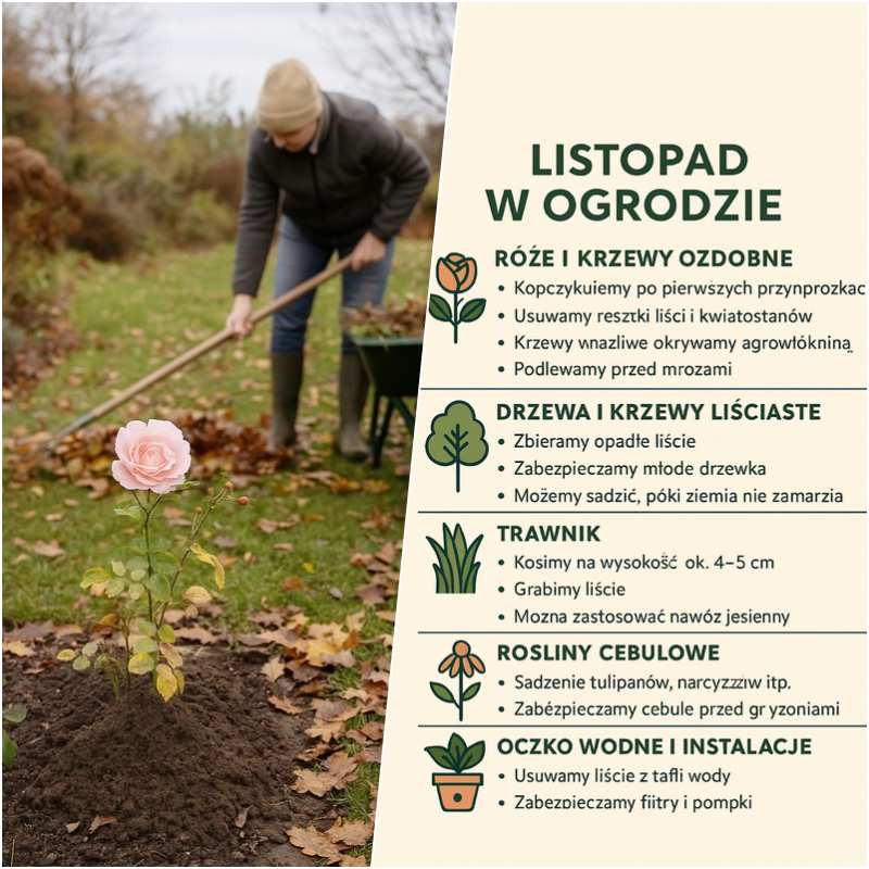 listopad w ogrodzie