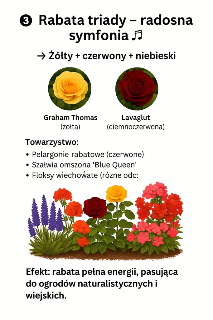 jak łączyć kolory w ogrodzie